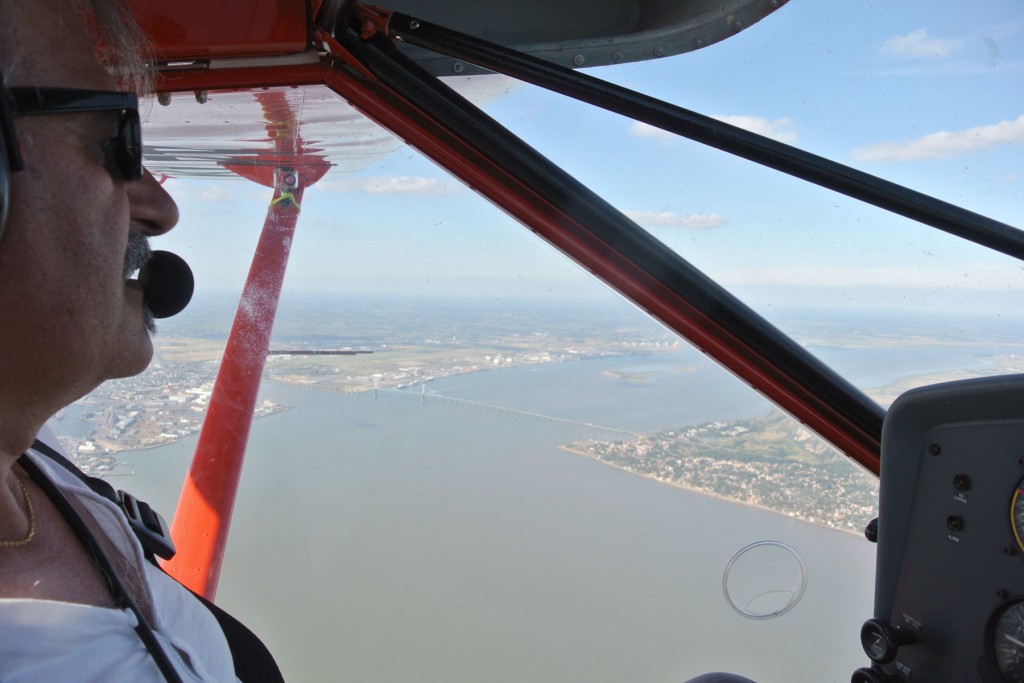 Sortie pédagogique : survol de la baie de Saint-Nazaire